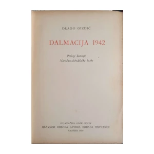 Drago Gizdić: Dalmacija 1942