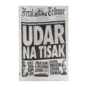 Feral Tribune: God. XV, broj 647/1998