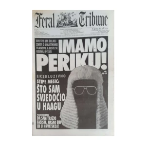 Feral Tribune: God. XV, broj 653/1998