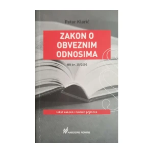 Petar Klarić: Zakon o obveznim odnosima