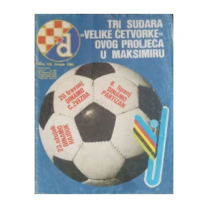 Dinamo: God. XXXV, broj 320/1986