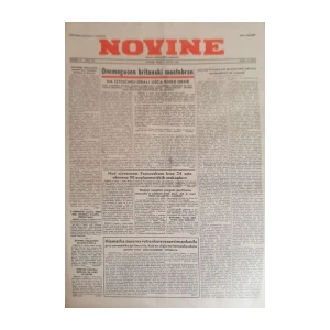 Novine: God. IV, broj 135/1944