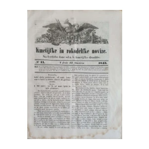 Kmetijske in rokodelske novice: Broj 11/1843