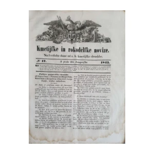 Kmetijske in rokodelske novice: Broj 17/1843