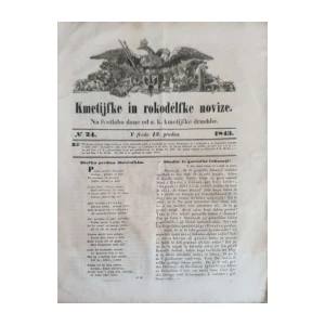 Kmetijske in rokodelske novice: Broj 24/1843