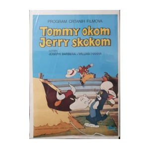 Plakat: Tommy okom Jerry skokom
