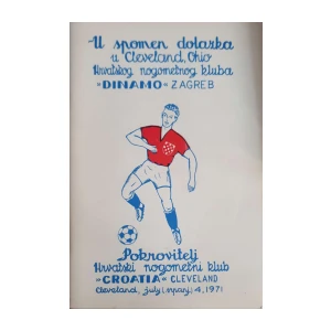 U spomen dolazka u Cleveland, Ohio Hrvatskog nogometnog kluba Dinamo Zagreb