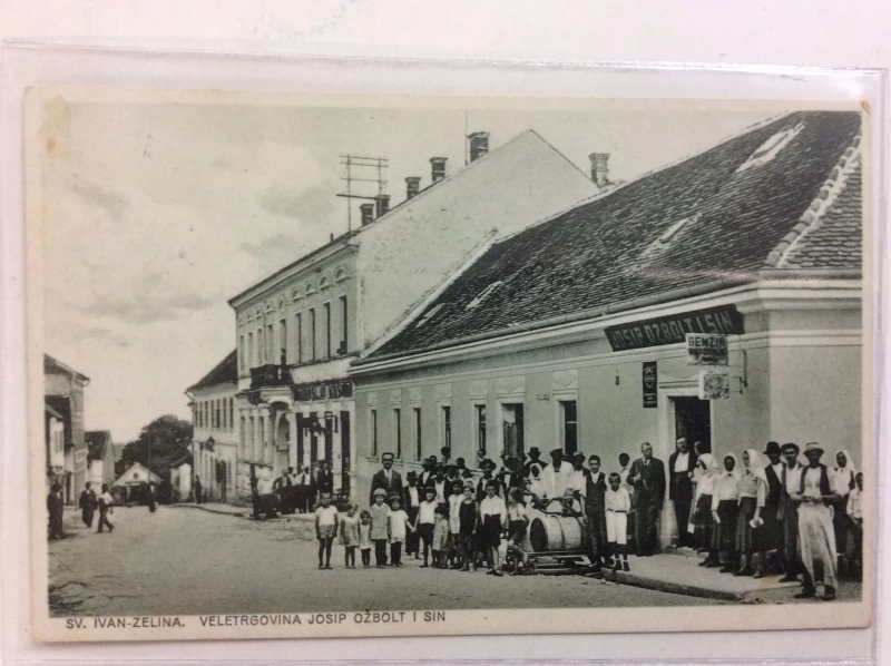 SVETI IVAN ZELINA STARA RAZGLEDNICA VELETRGOVINA JOSIP OŽBOLT I SIN