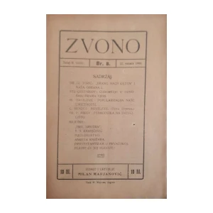 Zvono: Tečaj II, broj 8/1908