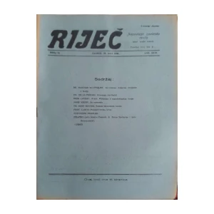 Riječ: God. XXVI, broj 12/1930