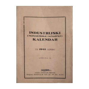 Industrijski (Industrijsko-tehnički) kalendar za 1941. godinu