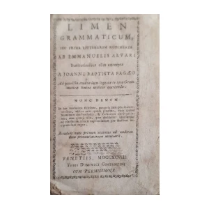 Emanuelis Alvari: Limen Grammaticum