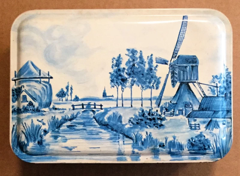 PATRIA - LIMENA KUTIJA, CRACKERS BISCUITS, AMSTERDAM HOLLAND 