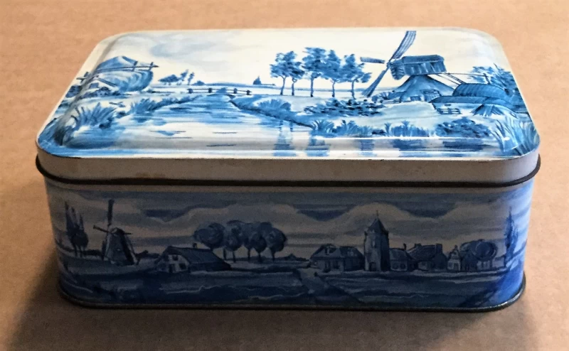 PATRIA - LIMENA KUTIJA, CRACKERS BISCUITS, AMSTERDAM HOLLAND 