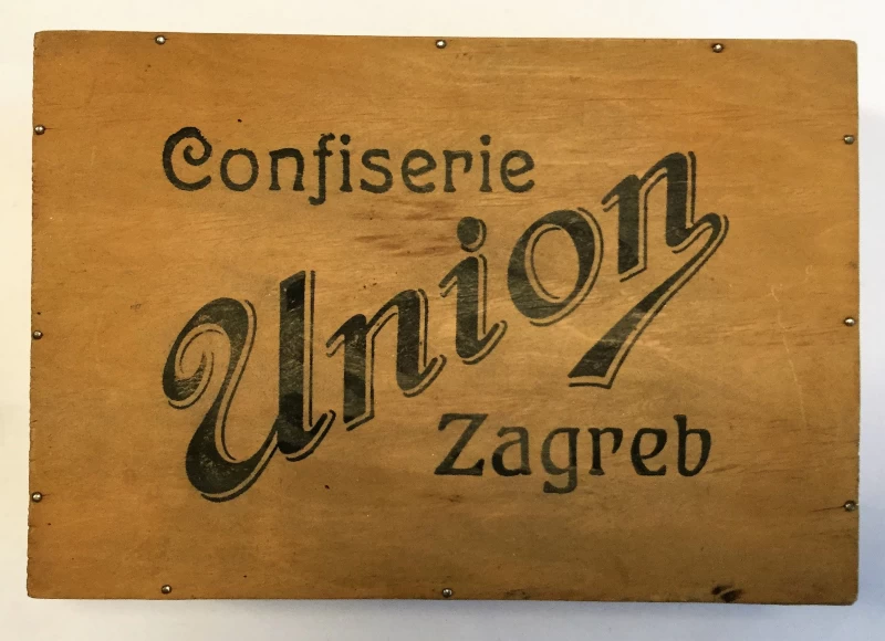 CONFISERIE UNION ZAGREB - DRVENA KUTIJA, TVORNICA KANDITA I ČOKOLADE, ZAGREB
