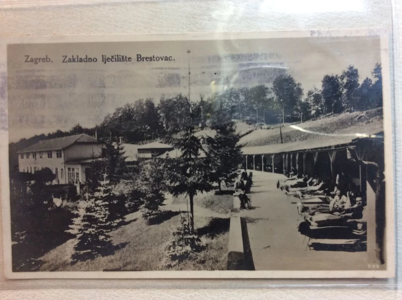 BRESTOVEC STARA RAZGLEDNICA LJEČILIŠTE BRESTOVAC ZAKLADNO LJEČILIŠTE 1928.