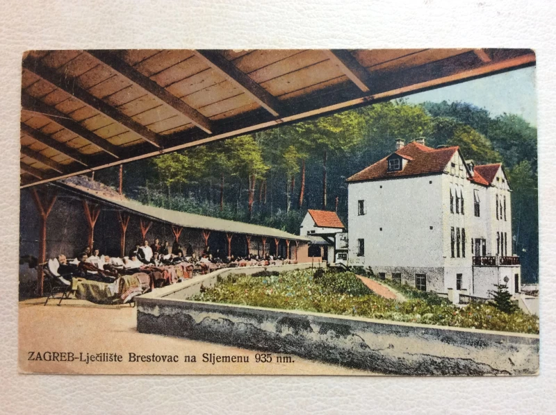 BRESTOVEC STARA RAZGLEDNICA LJEČILIŠTE BRESTOVAC NA SLJEMENU 935NM 1921.