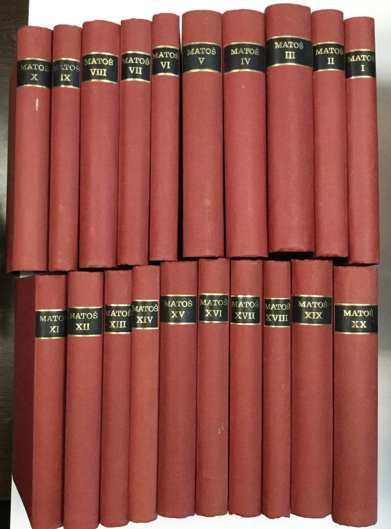 ANTUN GUSTAV MATOŠ,  KOMPLET  SABRANA DJELA 1 - 20, IVERJE, NOVO IVERJE, UMORNE PRIČE, 1973.