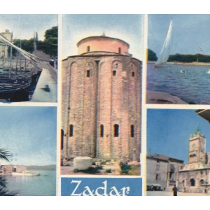 ZADAR ZARA DALMACIJA STARA RAZGLEDNICA VELIKI FORMAT 150