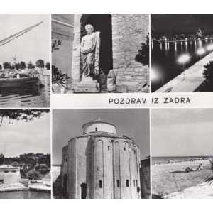 ZADAR ZARA DALMACIJA STARA RAZGLEDNICA VELIKI FORMAT 156