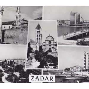 ZADAR ZARA DALMACIJA STARA RAZGLEDNICA VELIKI FORMAT 160