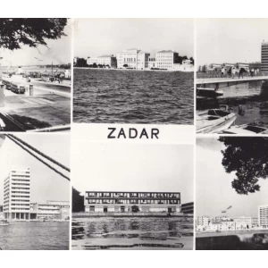 ZADAR ZARA DALMACIJA STARA RAZGLEDNICA VELIKI FORMAT 162
