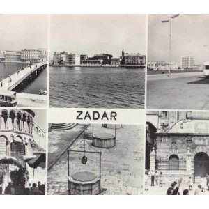 ZADAR ZARA DALMACIJA STARA RAZGLEDNICA VELIKI FORMAT 166