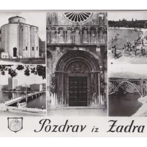 ZADAR ZARA DALMACIJA STARA RAZGLEDNICA VELIKI FORMAT 167