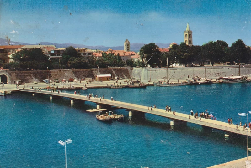 ZADAR ZARA DALMACIJA STARA RAZGLEDNICA VELIKI FORMAT 205