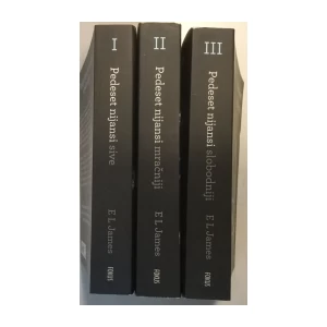 E. L. JAMES : PEDESET NIJANSI SIVE (I, II i III dio)