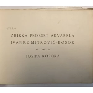 MITROVIĆ - KOSOR : AKVARELI