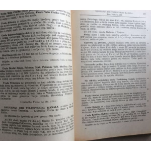 PELJAR PO JADRANU,  I. DIO,  ISTOČNA OBALA  - OD UŠĆA SOČE DO DJEVERNOG KRFSKOG KANALA,  1952. ., I. IZDANJE
