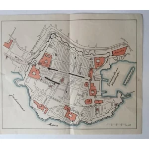 PLAN GRADA DUBROVNIKA: ZEMLJOPISNA KARTA