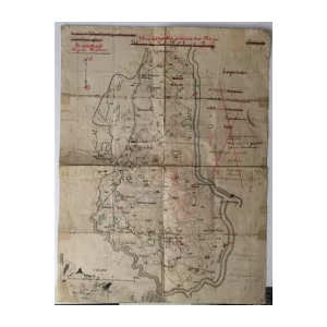 SKICA ARTILERISKOG POLIGONA KOD TOUNJA : ZEMLJOPISNA KARTA