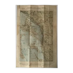 IZLETNIČKA KARTA GORNJEG PRIMORJA : ZEMLJOPISNA KARTA