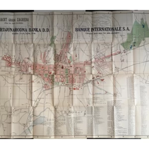 NACRT GRADA ZAGREBA : ZEMLJOPISNA KARTA