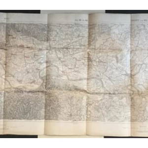 BROD, GRADIŠTE UND BOSANSKI ŠAMAC : ZEMLJOPISNA KARTA