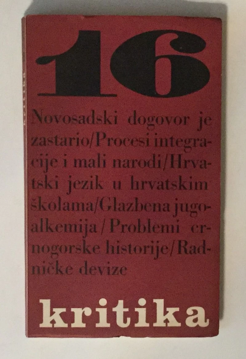 KRITIKA  BROJ 16