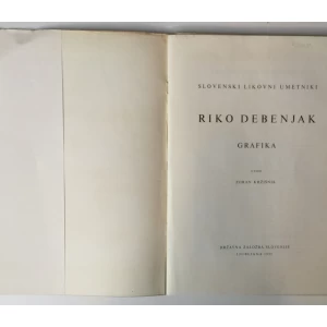 RIKO DEBENJAK MONOGRAFIJA GRAFIKA