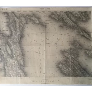 OTOCI CRES I RAB - ZEMLJOPISNA KARTA