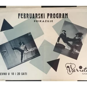 VARIETE FEBUARSKI PROGRAM - PLAKAT