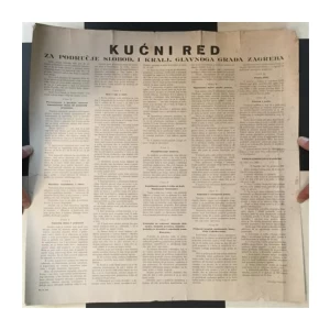 KUĆNI RED ZAGREB - PLAKAT