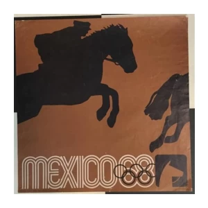 OLIMPIJSKE IGRE MEXICO KONJIČKE UTRKE - PLAKAT