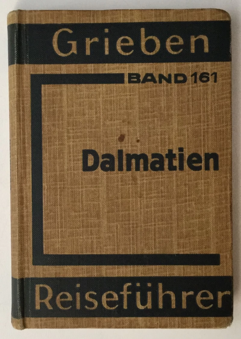 VODIČ KROZ HRVATSKU I DALMACIJU - ZEMLJOPISNA KARTA