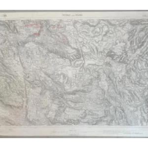 TREBINJE I RISANO - ZEMLJOPISNA KARTA