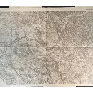 BOSNA I HERCEGOVINA BIHAĆ - ZEMLJOPISNA KARTA