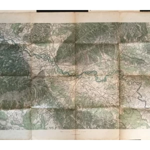 KARTA GRADA ZAGREBA - ZEMLJOPISNA KARTA