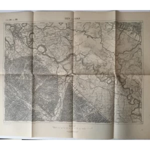 SISAK I SUNJA - ZEMLJOPISNA KARTA 