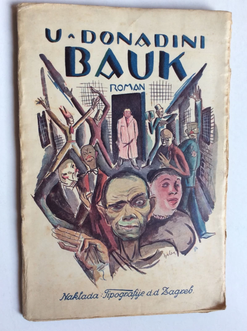 ULDERIKO DONADINI, BAUK, 1922. TIPOGRAFIJA ZAGREB 